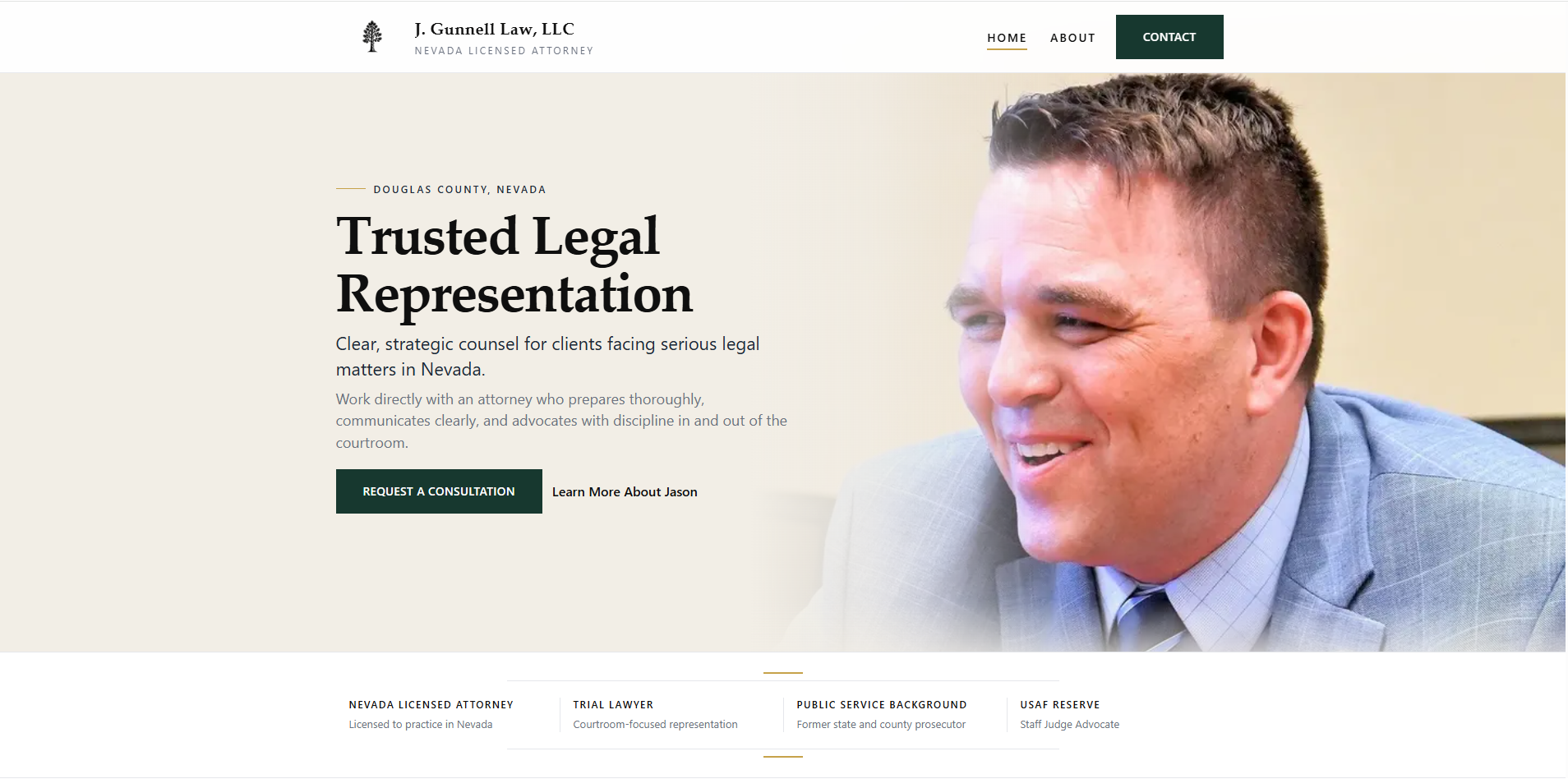 Screenshot of gunslaw.com